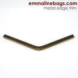 Metal Edge Trim: Style B - Medium Pointed (1 Per Package) - Emmaline Bags Inc.