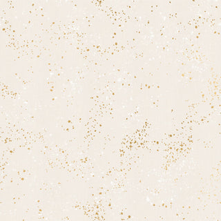 Metallic White Gold Speckled • by Rashida Coleman Hale of Ruby Star Society for Moda (1/4 yard) - Emmaline Bags Inc.