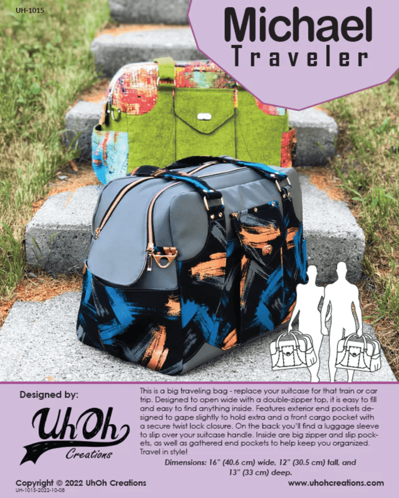 Michael Traveler by UhOh Creations Printed Paper Pattern