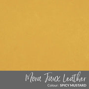 Spicy Mustard | Mora Faux Leather