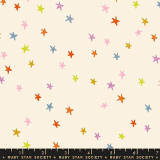 Multi in Cream• Starry by Ruby Star Society for Moda (1/4 yard) - Emmaline Bags Inc.