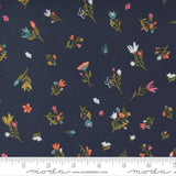 Navy Blessings Flow // Songbook a New Page for Moda - (1/4 yard) - Emmaline Bags Inc.