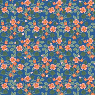 Navy Briar // by Rifle Paper Co. for Cotton + Steel (1/4 yard) - Emmaline Bags Inc.
