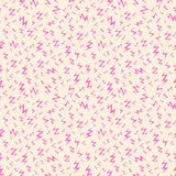 Neon Pink Lightning • Tiny Frights by Ruby Star Society for Moda (1/4 yard) - Emmaline Bags Inc.