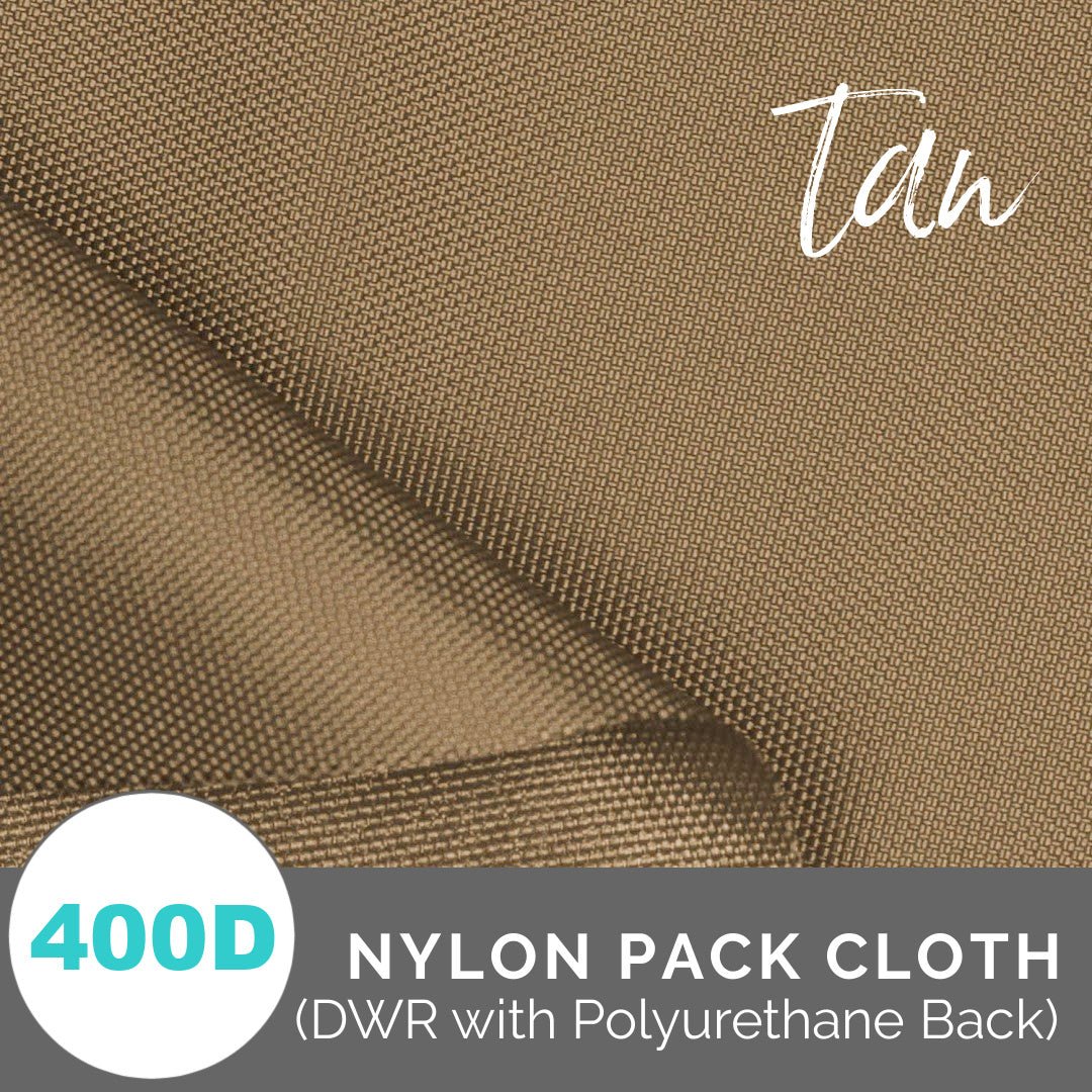 Nylon Pack Cloth (400 Denier) DWR, Urethane Coated