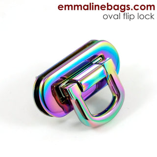Oval Flip Lock - Emmaline Bags Inc.