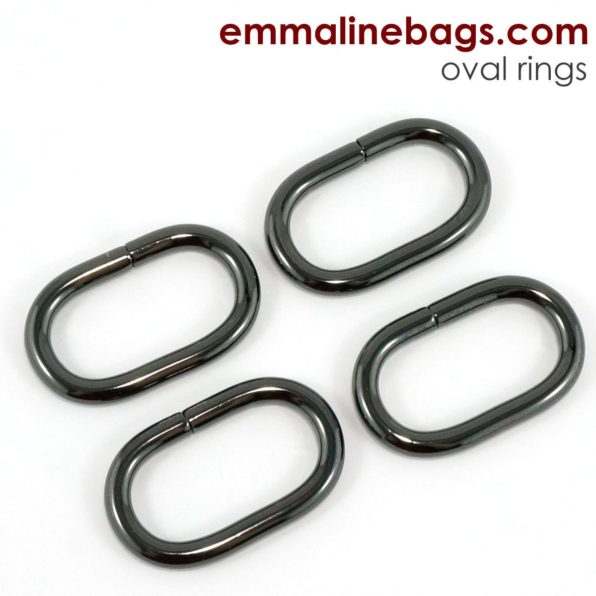OVAL O-Rings: 1-1/4 (34 mm) (4 Pack) - Emmaline Bags Inc.