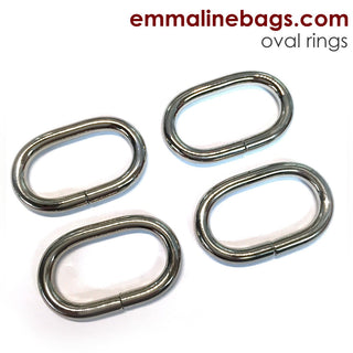 OVAL O-Rings: 1-1/4" (34 mm) (4 Pack) - Emmaline Bags Inc.