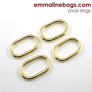OVAL O-Rings: 1-1/4" (34 mm) (4 Pack) - Emmaline Bags Inc.