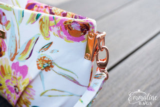 Paper Pattern - The Flora Wristlet - Emmaline Bags Inc.