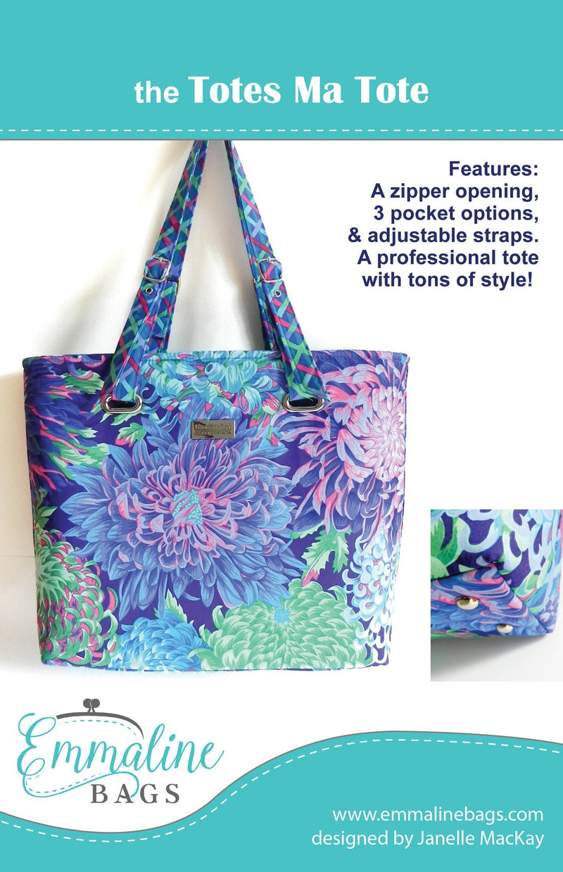 Paper Pattern - The Totes Ma Tote - Emmaline Bags Inc.