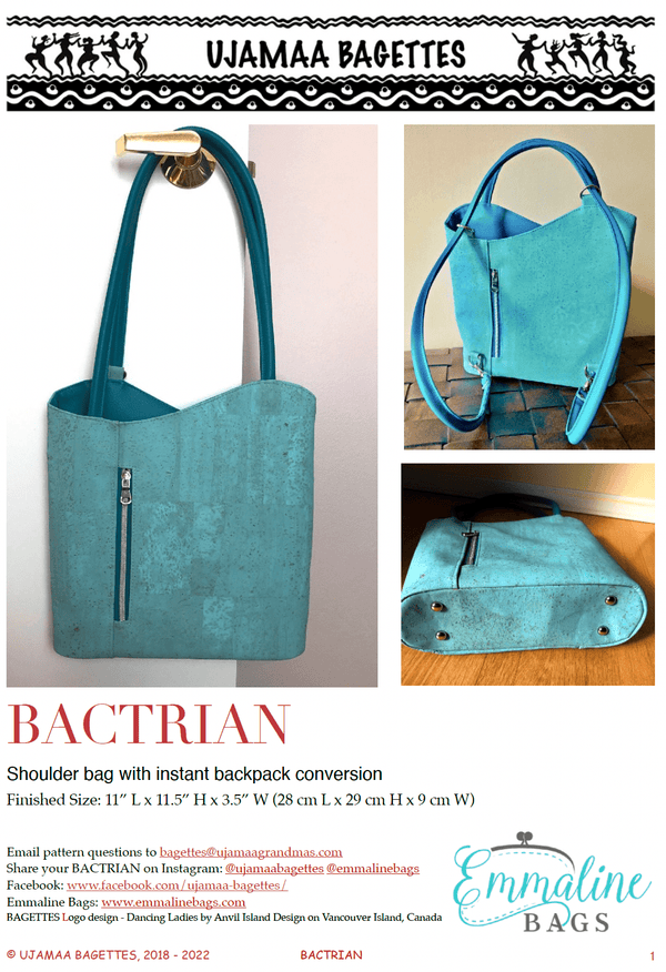 PDF - Bactrian by UJAMAA BAGETTES - Emmaline Bags Inc.