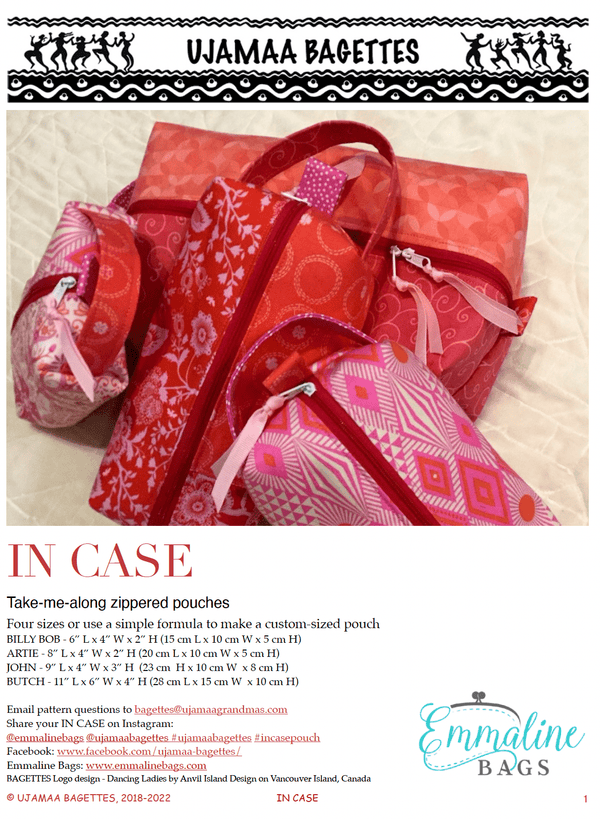 PDF - In Case by UJAMAA BAGETTES - Emmaline Bags Inc.