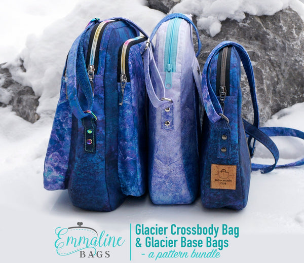 PDF Pattern - The Glacier Bag Bundle (2 patterns/3 Bags) - Emmaline Bags Inc.
