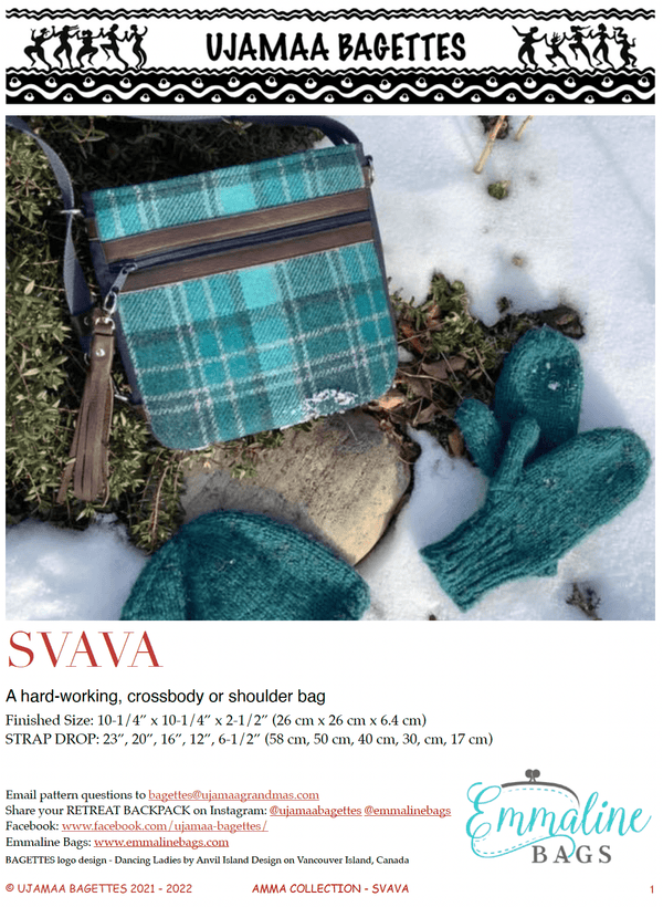 PDF - Svava | AMMA Collection by UJAMAA BAGETTES - Emmaline Bags Inc.
