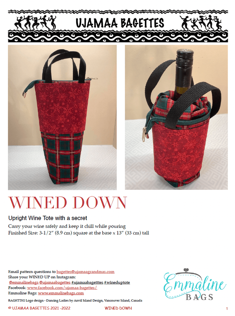 PDF - Wined Down by UJAMAA BAGETTES - Emmaline Bags Inc.