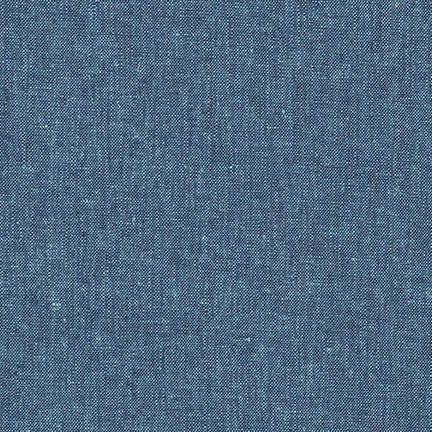 Peacock | Essex Yarn Dyed Linen by Robert Kaufman - Emmaline Bags Inc.