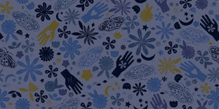 Periwinkle Moonglow • Moonglow by Ruby Star Society for Moda (1/4 yard) - Emmaline Bags Inc.