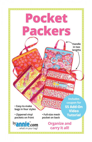 Pocket Packers - from By Annie (Printed Paper Pattern) - Emmaline Bags Inc.