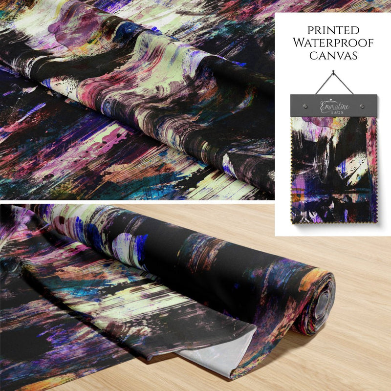 Printed Waterproof Canvas - 6.5 oz/square yard (Precut 1 Yard - 36" x 60") - Emmaline Bags Inc.
