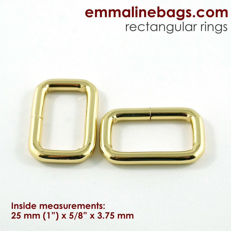 Rectangular Rings: (4 Pack) - Emmaline Bags Inc.