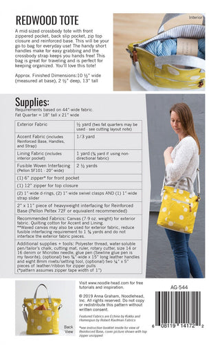 Double Zip Gear Bags 2.0 from By Annie (Printed Paper Pattern) - Emmaline  Bags Inc.