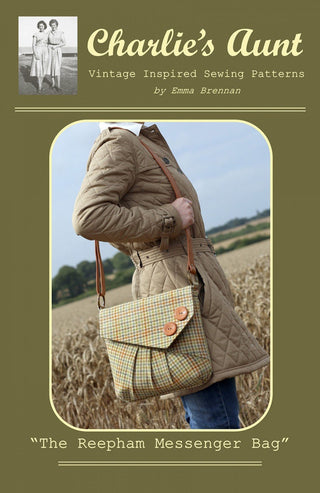 Reepham Messenger Bag by Charlie's Aunt (Printed Paper Pattern) - Emmaline Bags Inc.