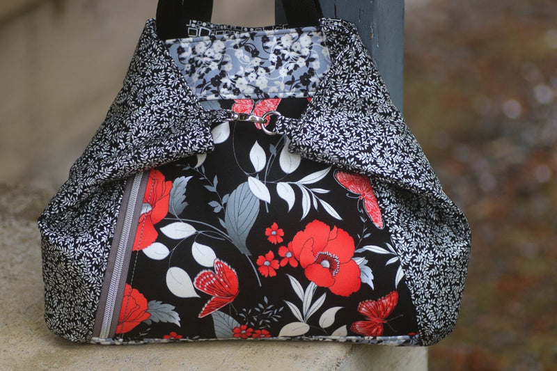 Rio Convertible Tote by UhOh Creations (Printed Paper Pattern) - Emmaline Bags Inc.