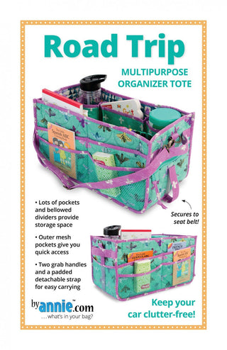 Road Trip Organizer from By Annie (Printed Paper Pattern) - Emmaline Bags Inc.