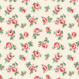 Rose Petals in Natural • My Favorite Things by Poppie Cotton (1/4 yard) - Emmaline Bags Inc.