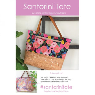 Santorini Tote (Paper Pattern) by Sew Hungry Hippie - Emmaline Bags Inc.