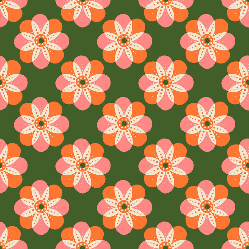 Sarah Green Cherry Blossom • Floradora by Ruby Star Society for Moda (1/4 yard) - Emmaline Bags Inc.