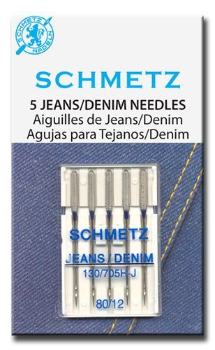 Schmetz Jeans/Denim Needles (Size 80/12) - Emmaline Bags Inc.