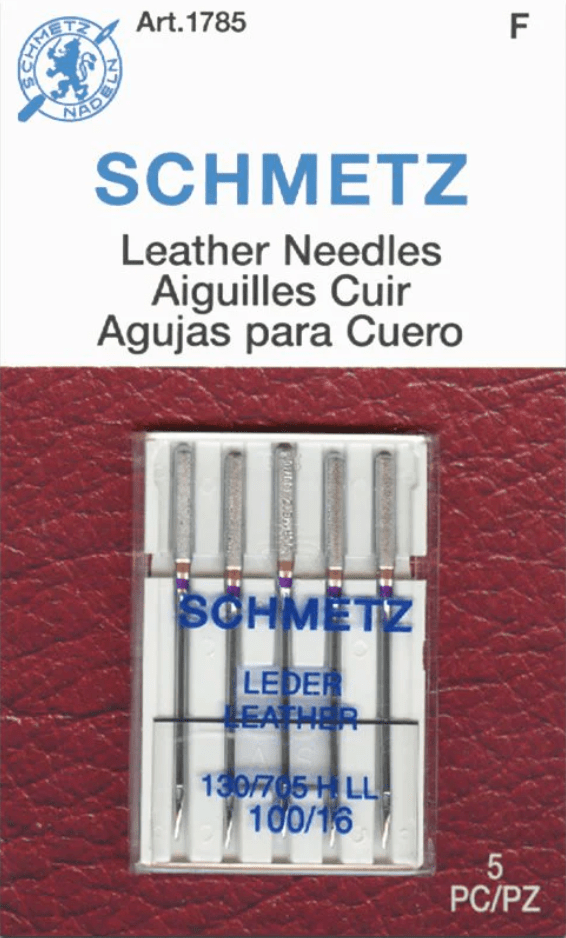 Schmetz Leather Needles (Size 100/16) - Emmaline Bags Inc.