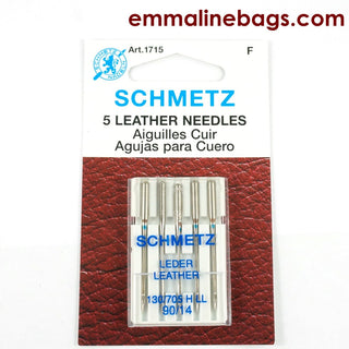 Schmetz Leather Needles (Size 90/14) - Emmaline Bags Inc.