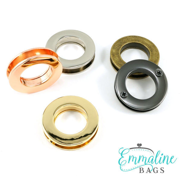 Screw Together Grommets: 3/4" Round (4 Pack) - Emmaline Bags Inc.