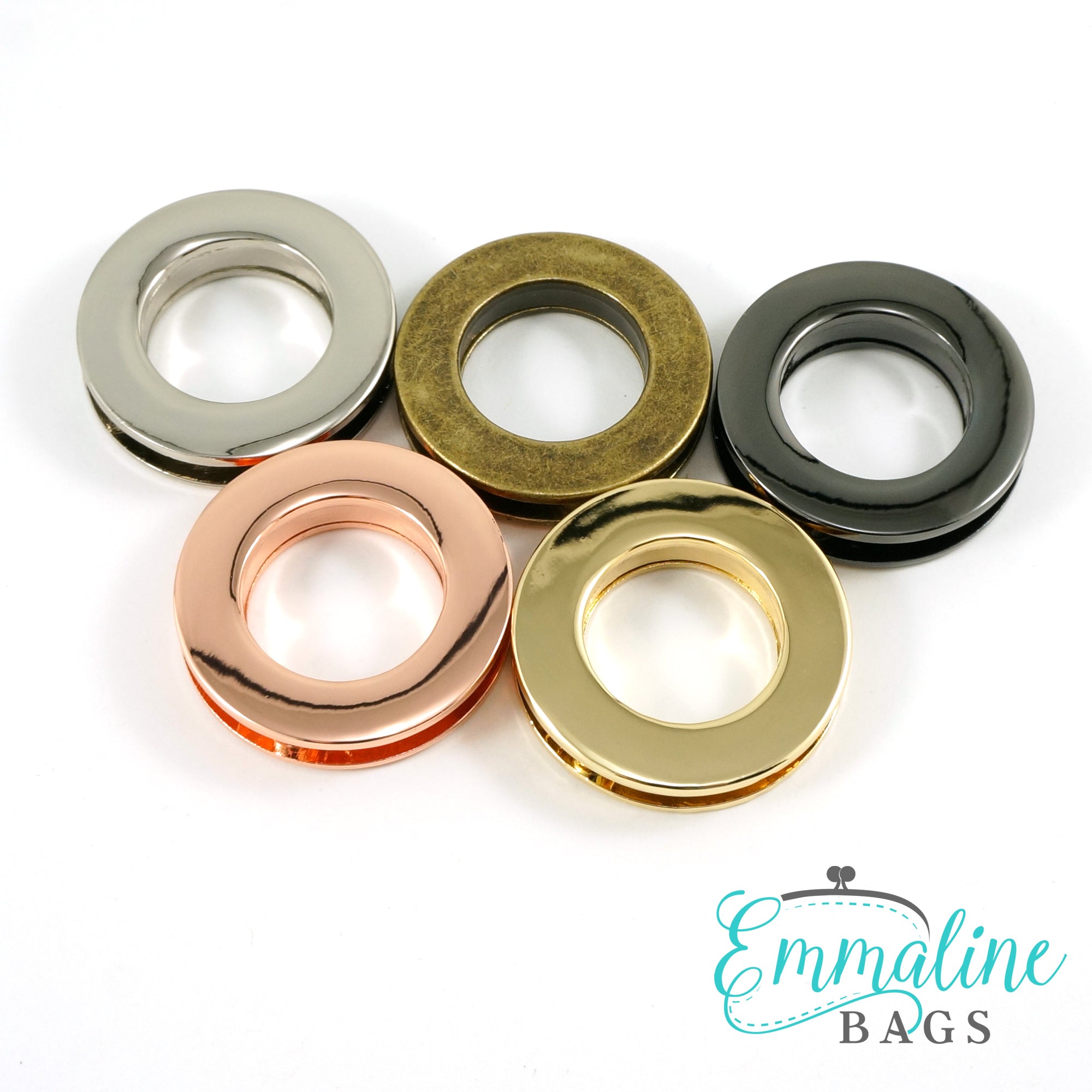 Screw Together Grommets: 3/4 Round (4 Pack) - Emmaline Bags Inc.
