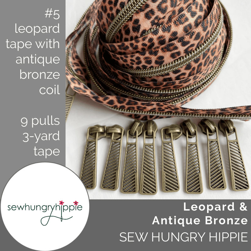 Sew Hungry Hippie 3-Yard Zipper *Size #5* with 9 Pulls - Emmaline Bags Inc.