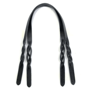 Shoulder Bag Straps: 24.8" Genuine Leather Braid Style (2 Straps) - Emmaline Bags Inc.
