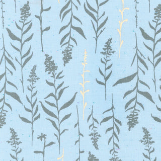 Sky Leaves | Linen/Cotton // Around the Bend for Robert Kaufman - Emmaline Bags Inc.