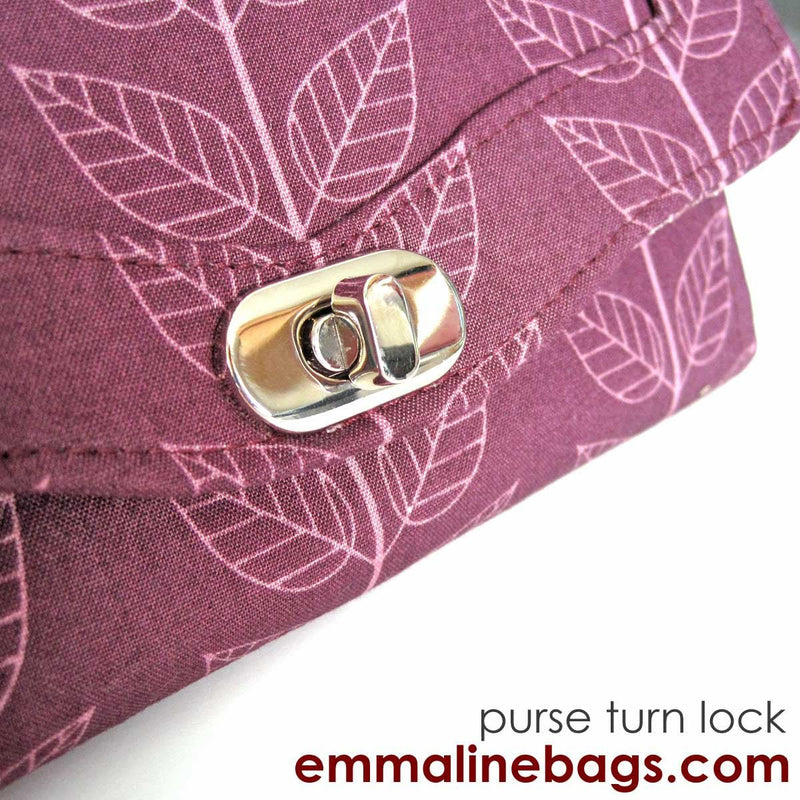 Small Turn Lock - (with screws) - Emmaline Bags Inc.