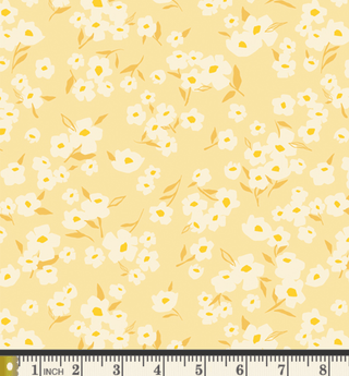 Spring Daisies // Honey Fusion for Art Gallery Fabrics - (1/4 yard) - Emmaline Bags Inc.