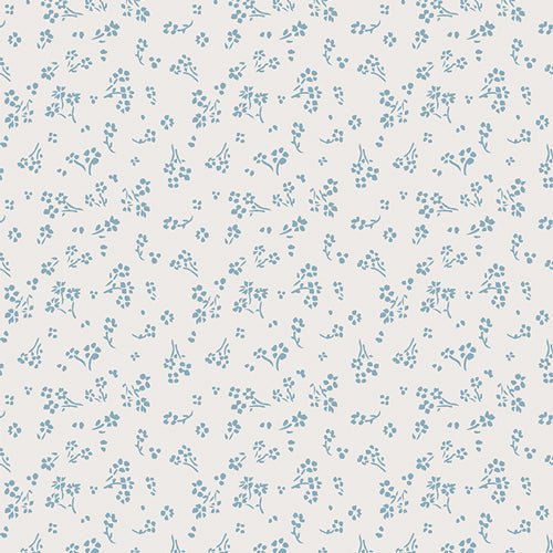 Sprinkled Florets Cloud // True Blue by Maureen Cracknell for Art Gallery Fabrics - (1/4 yard) - Emmaline Bags Inc.