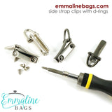 Strap Clip with D-Ring (2 Pack) - Emmaline Bags Inc.
