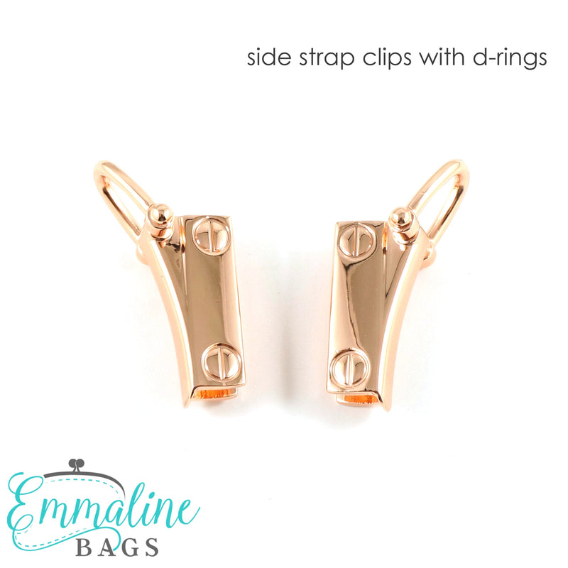 Strap Clip with D-Ring (2 Pack) - Emmaline Bags Inc.
