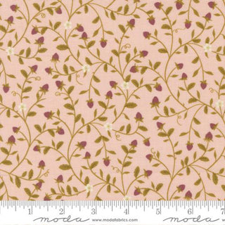 Strawberry Tangle in Strawberry Cream // Evermore by Sweetfire Road for Moda - (1/4 yard) - Emmaline Bags Inc.