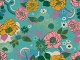 Succulent Meander (Metallic) • Reverie by Ruby Star Society for Moda (1/4 yard) - Emmaline Bags Inc.