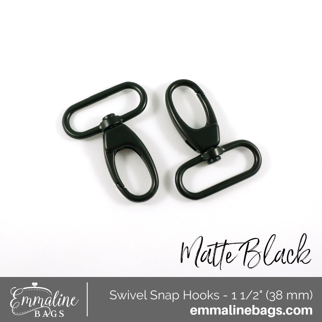 Swivel Snap Hooks: Flat Hook Profile (2 Pack) - Emmaline Bags Inc.