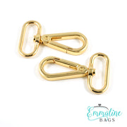 Swivel Snap Hooks:  Flat Hook Profile (2 Pack)