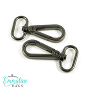Swivel Snap Hooks:  Flat Hook Profile (2 Pack)